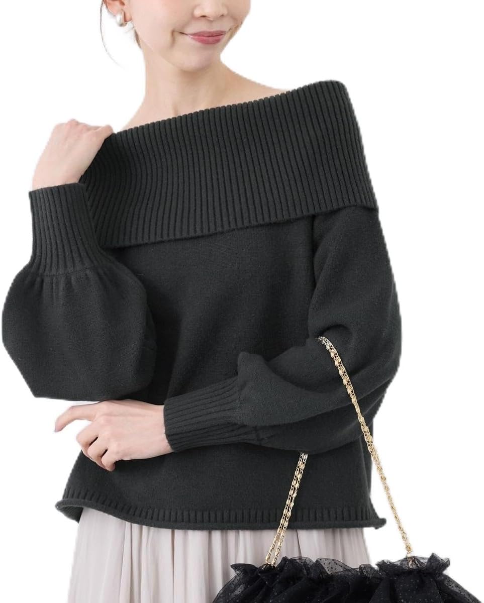 美品✨【ツルバイマリコオイカワ】パールビーズ半袖ニット